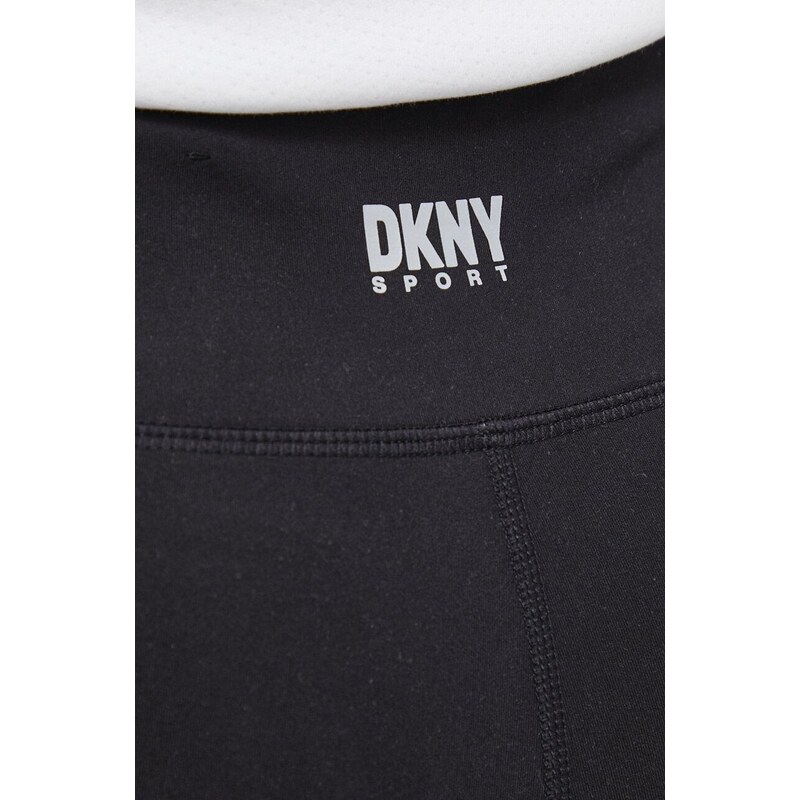 Legíny Dkny dámské, černá barva, hladké, DP3P3387