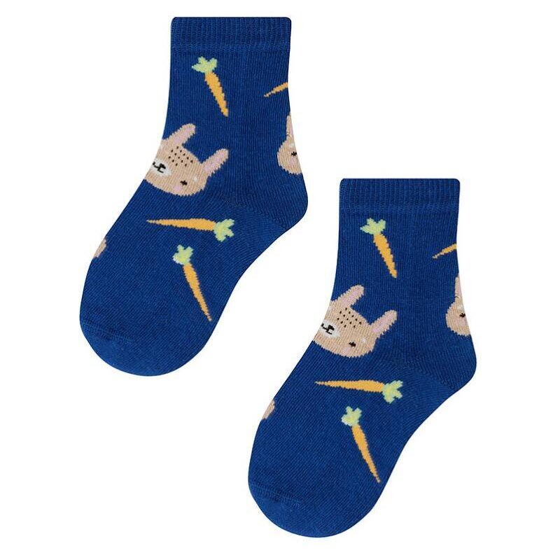 Gatta G34.01N Cottoline girls' socks modeled 27-32 navy 258