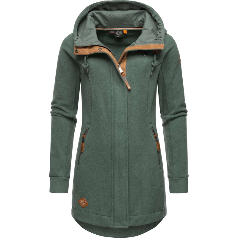 Ragwear Fleecová mikina Letti khaki