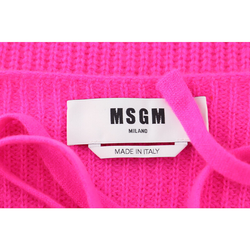 MSGM Svetr pro ženy Jumper, fuxia, Vlna, 2024, 44 M