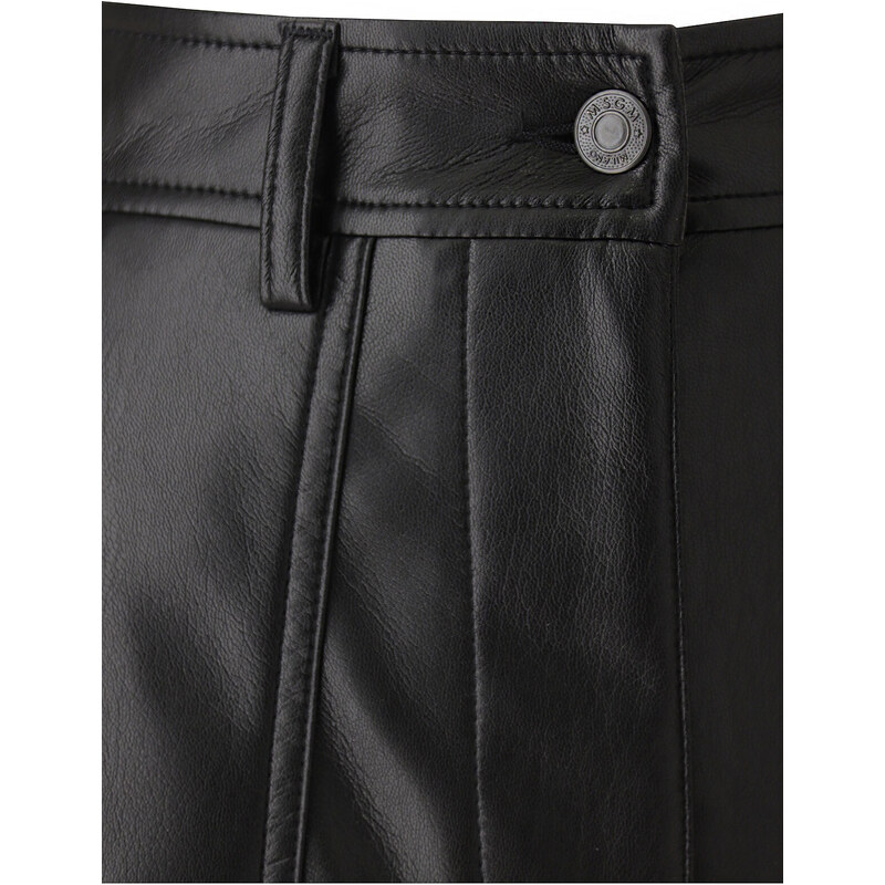 MSGM Kalhoty pro ženy, Černá, Polyester, 2024, 40 42