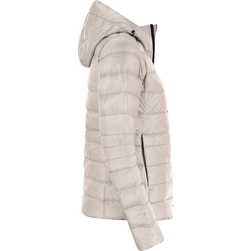 Canada Goose Péřová bunda pro ženy, Puffer lyžařská bunda, Stříbrná, Nylon, 2024, 38 40 M