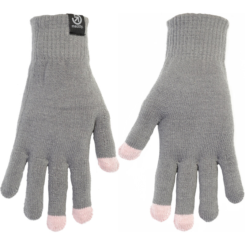 Meatfly Boyd 2 Gloves B - Grey Pink | Šedá