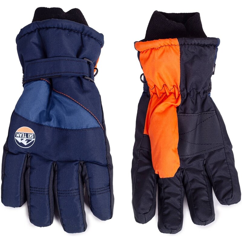 Yoclub Kids's Children'S Winter Ski Gloves REN-0301C-A150 Navy Blue