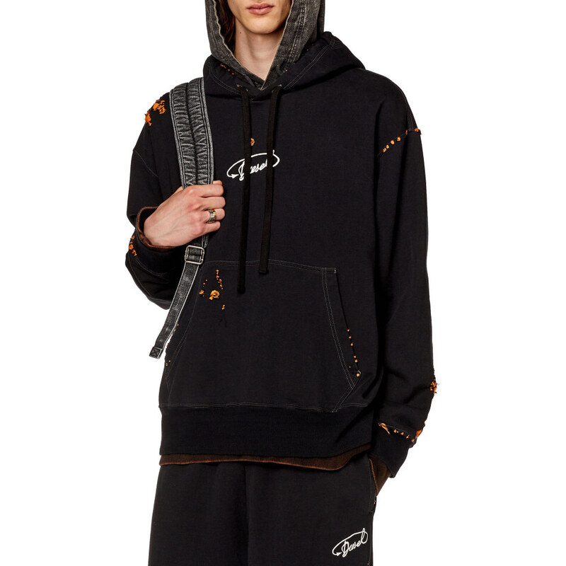 MIKINA DIESEL S-MACS-HOOD-L2 SWEAT-SHIRT