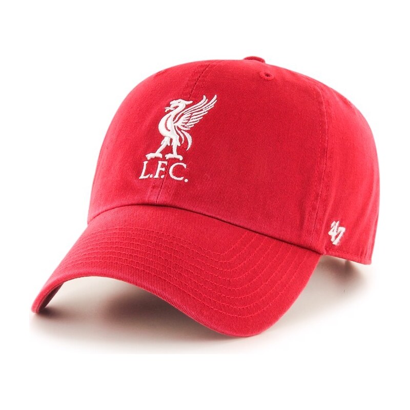 47 Brand Pánská kšiltovka Liverpool FC ’47 CLEAN UP červená