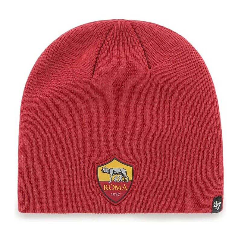 47 Brand Pánská zimní čepice ITFL AS Roma ’47 BEANIE červená