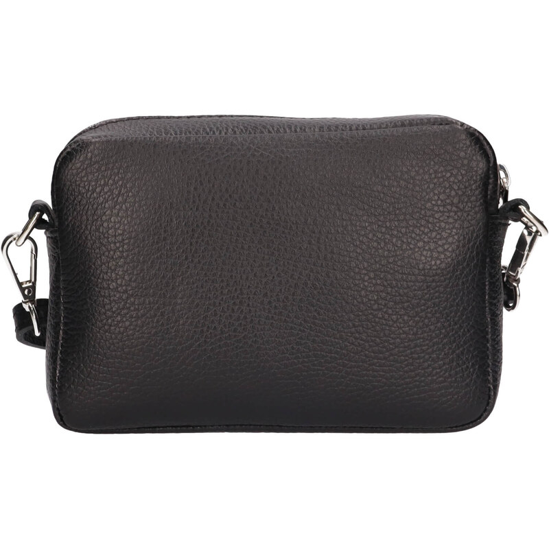 Dámská kožená crossbody kabelka Italia Marika - černá 115018388