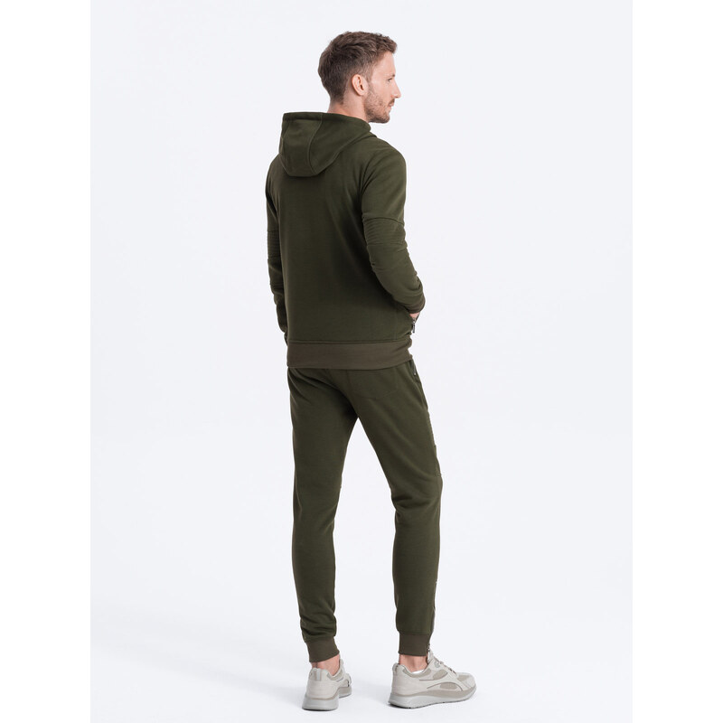 Ombre Men's sweatshirt set unbuttoned sweatshirt + pants