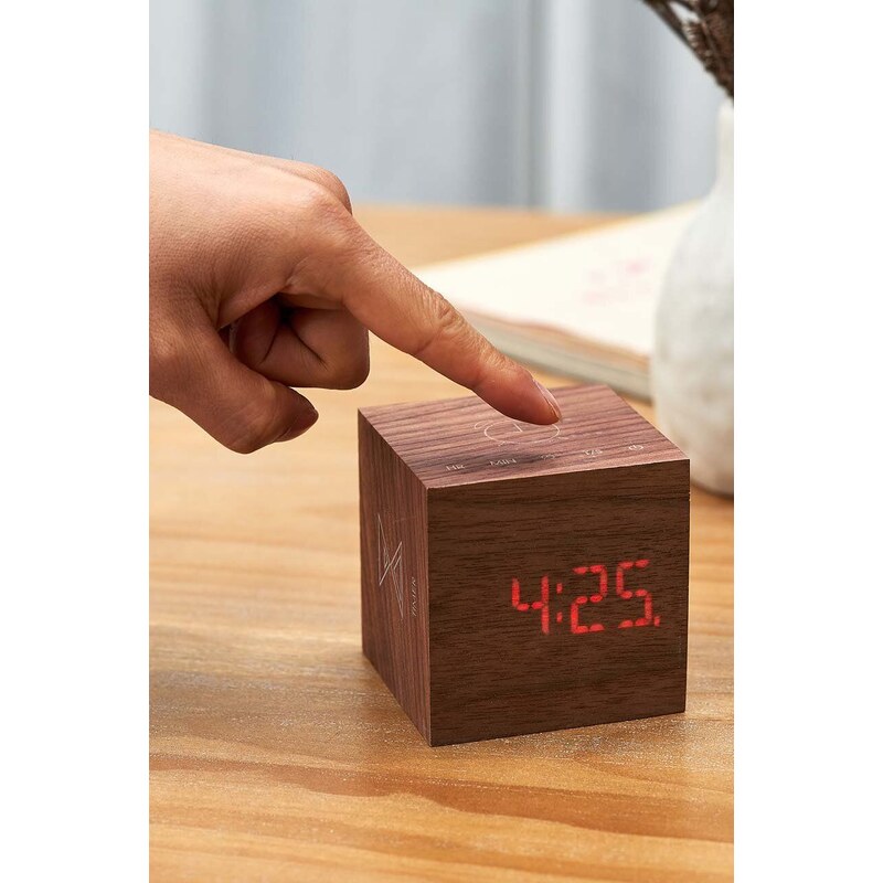 Stolní hodiny Gingko Design Cube Plus Clock