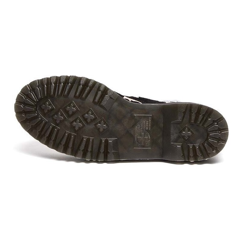Kožené kotníkové boty Dr. Martens Jadon dámské, černá barva, na platformě, DM31094934