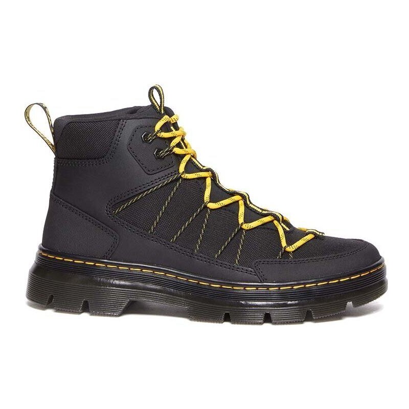 Nízké kozačky Dr. Martens Buwick černá barva, na plochém podpatku, DM31185001