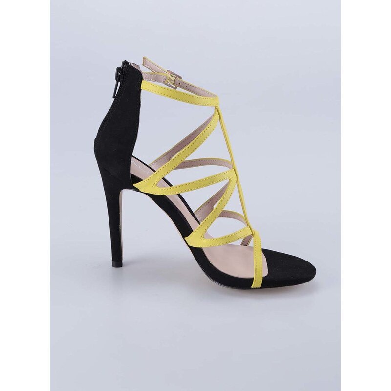 Žluto-černé páskové sandály ALDO Sevelalla