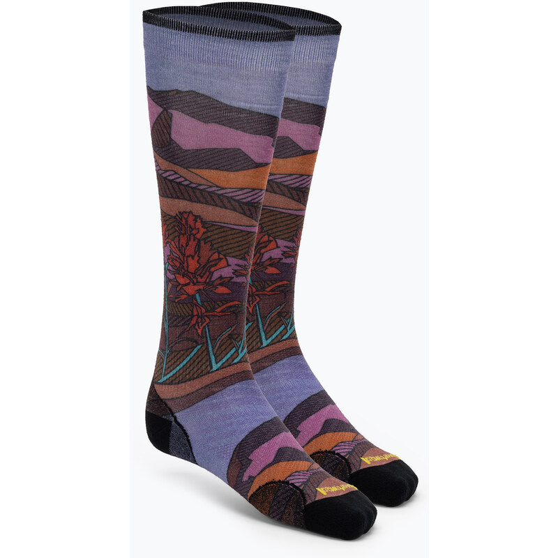 Dámské lyžařské ponožky Smartwool Ski Zero Cushion Floral Field
