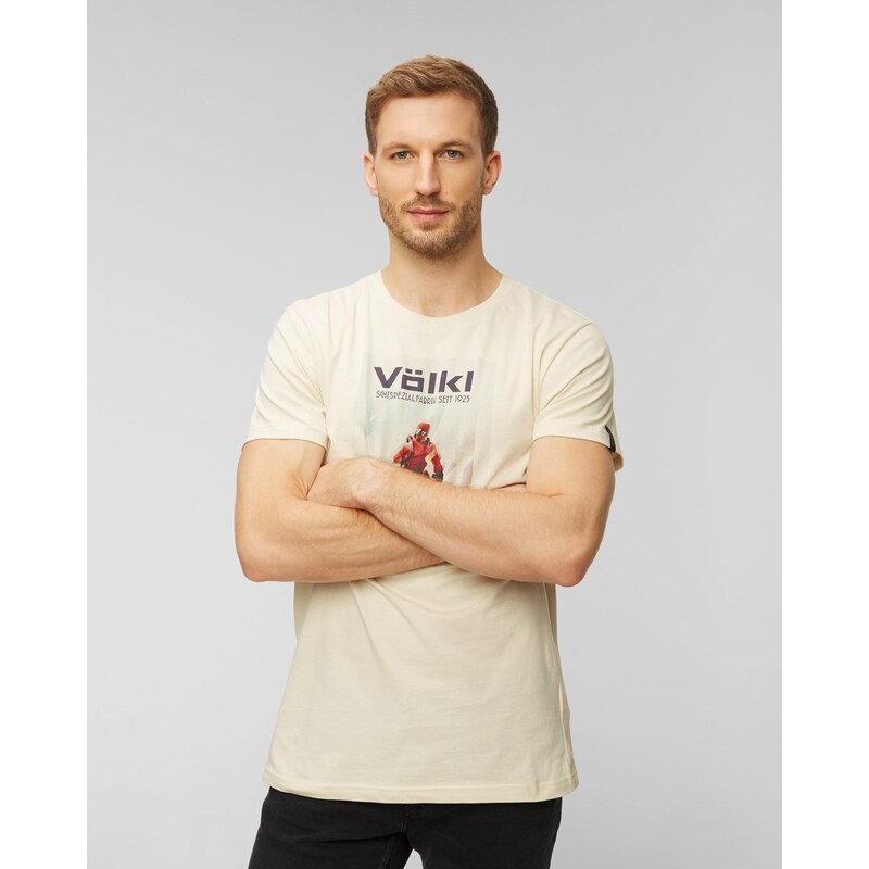 Béžové pánské tričko Völkl 100 Years Mount Hero Shirt Beige