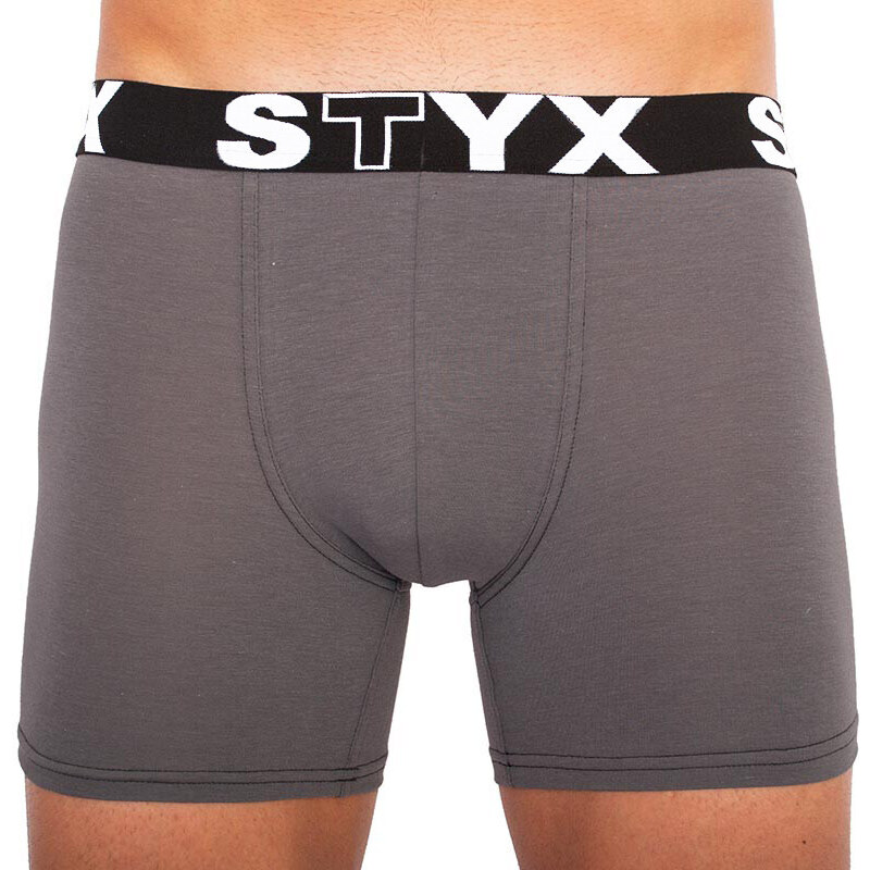 3PACK pánské boxerky Styx long sportovní guma vícebarevné (U9626763)