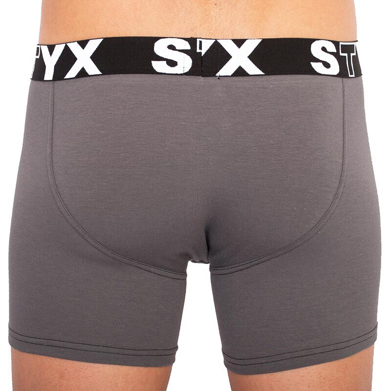 3PACK pánské boxerky Styx long sportovní guma vícebarevné (U9626763)