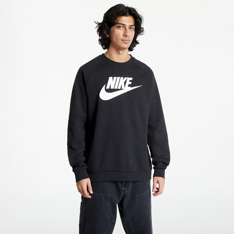 Pánská mikina Nike Sportswear Modern Crew Fleece HBR Black/ White