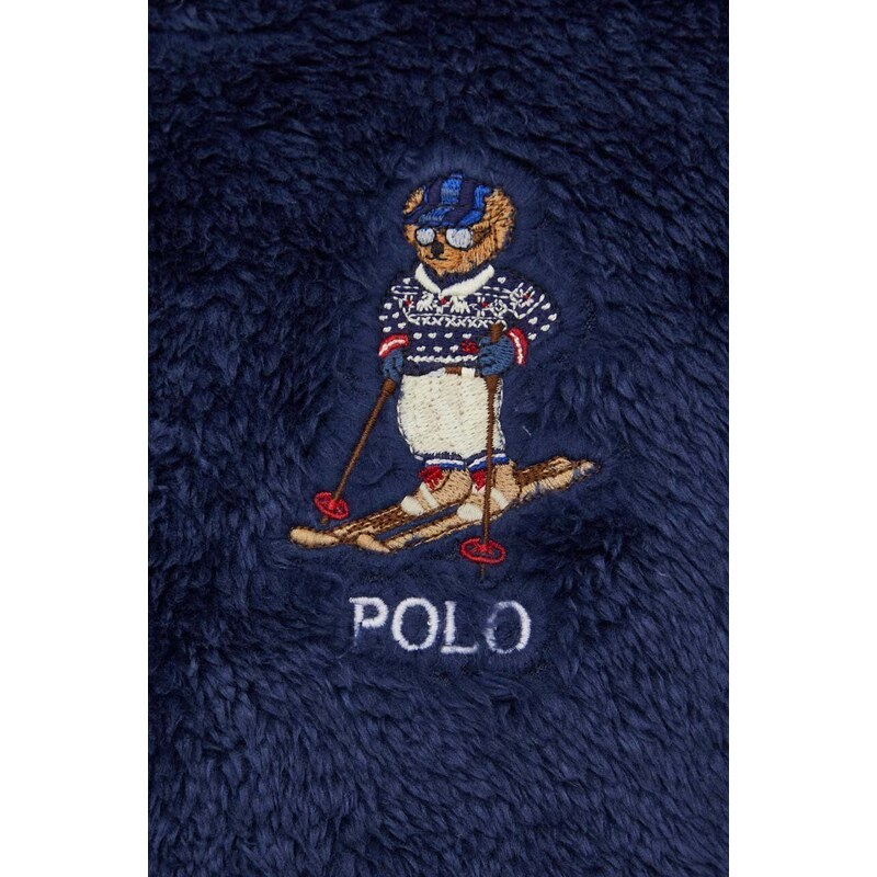 Mikina Polo Ralph Lauren pánská, tmavomodrá barva, s kapucí, s aplikací
