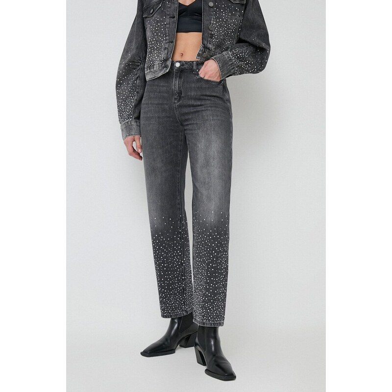 Džíny Karl Lagerfeld dámské, high waist