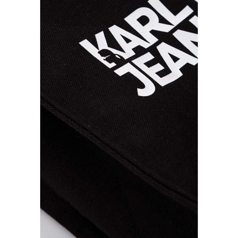 Kabelka Karl Lagerfeld Jeans černá barva