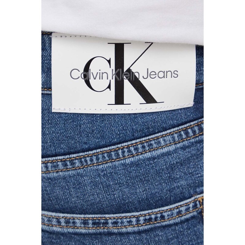 Džíny Calvin Klein Jeans pánské, tmavomodrá barva