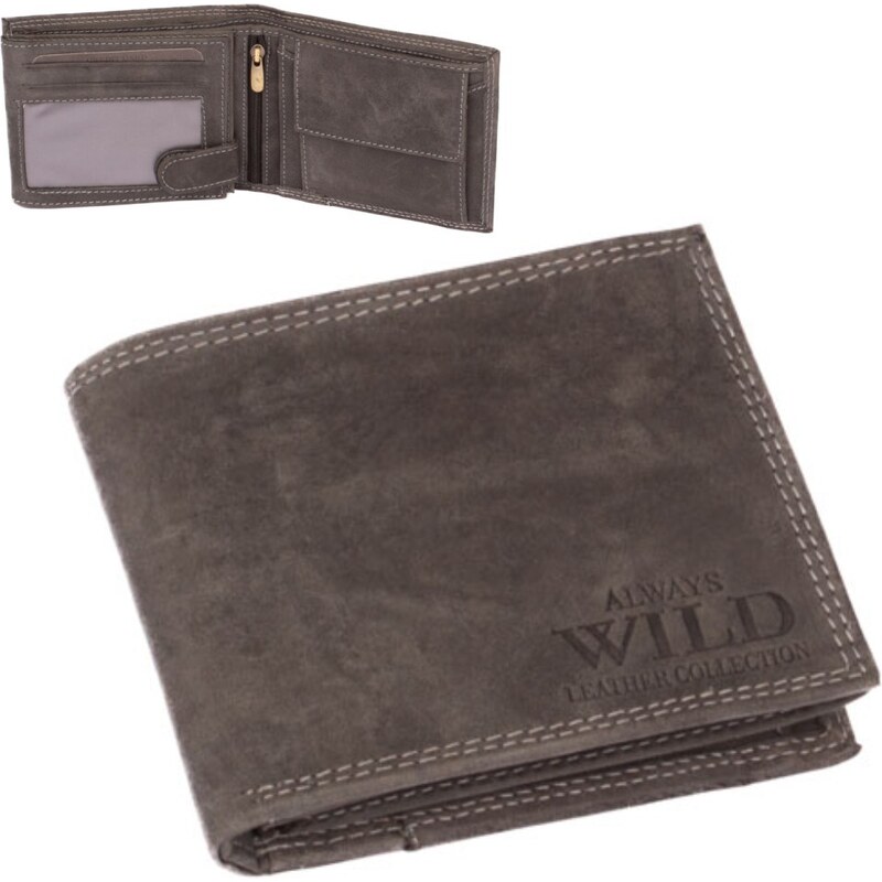 Always Wild Kožená peněženka pánská moderní
