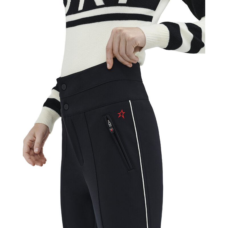 PERFECT MOMENT AURORA SKINNY RACE PANT BLACK