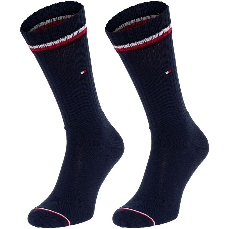 Tommy Hilfiger Man's 2Pack Socks 100001096 Navy Blue