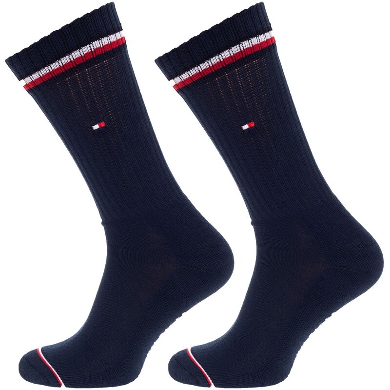 Tommy Hilfiger Man's 2Pack Socks 100001096 Navy Blue