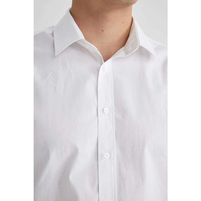 DEFACTO Slim Fit Long Sleeve Shirt