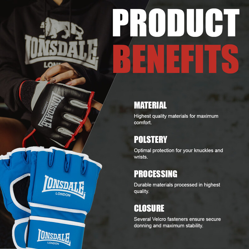 Lonsdale Artificial leather MMA sparring gloves