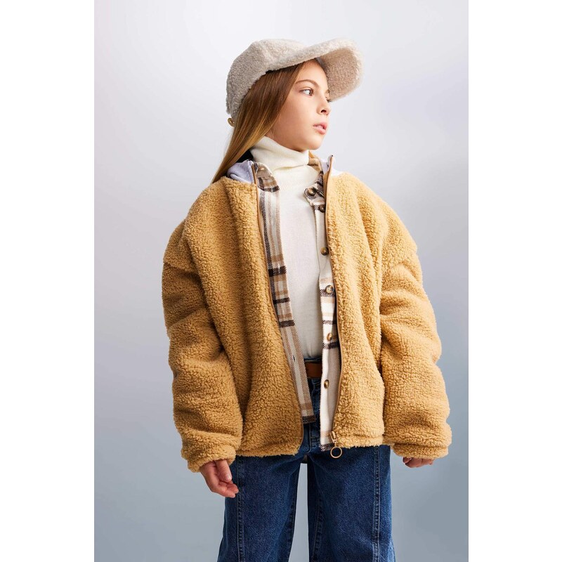 DEFACTO Oversize Fit Hooded Cardigan