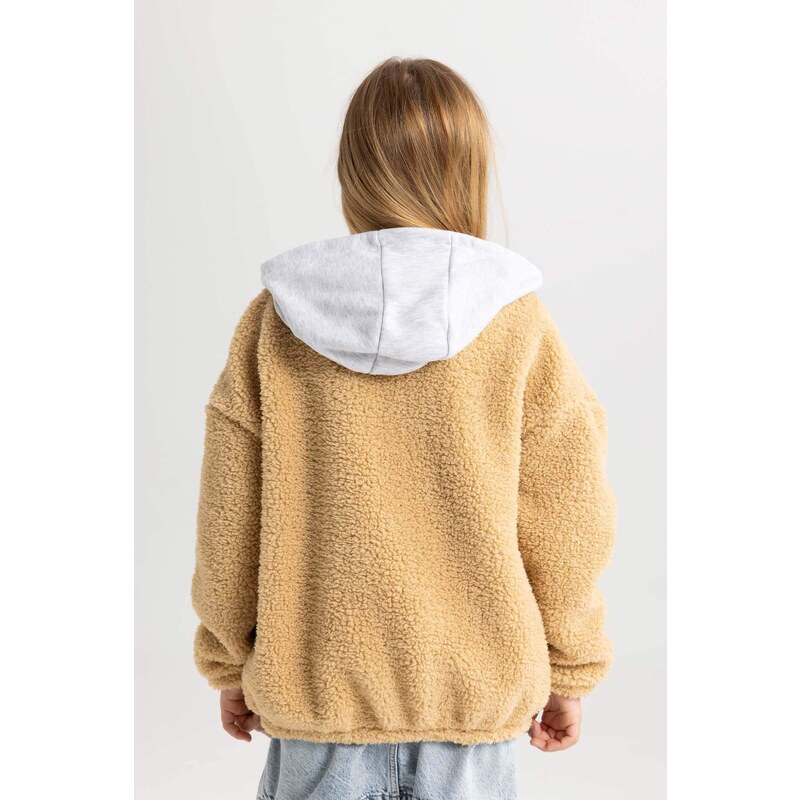 DEFACTO Oversize Fit Hooded Cardigan