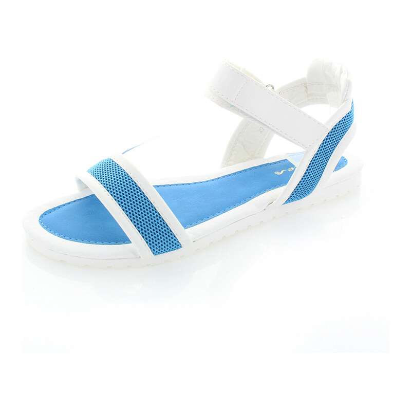 Modro-bílé sandály Fatira EUR38