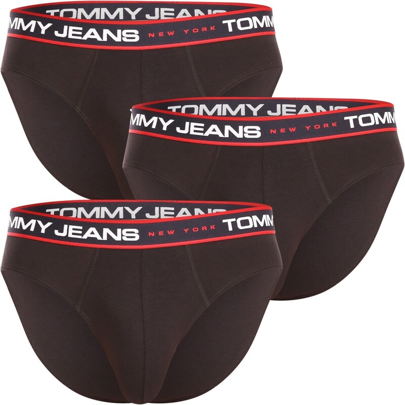 3PACK pánské slipy Tommy Hilfiger černé