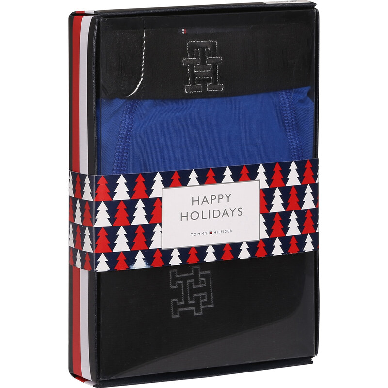 Pánský set Tommy Hilfiger boxerky a ponožky v dárkovém balení (UM0UM03040 0WY)