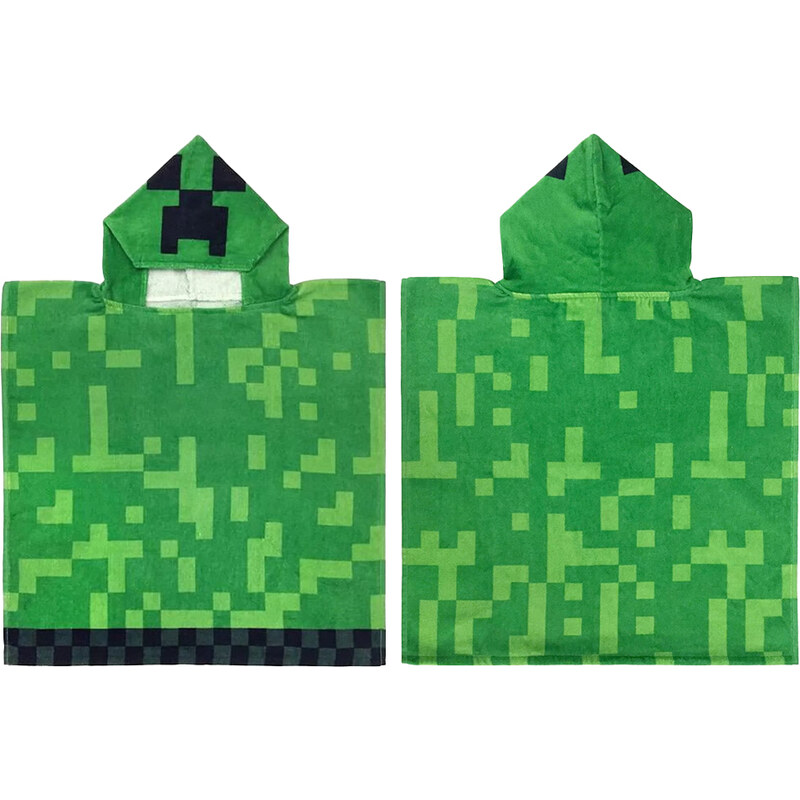 Carbotex Dětské pončo Minecraft Creeper Explode