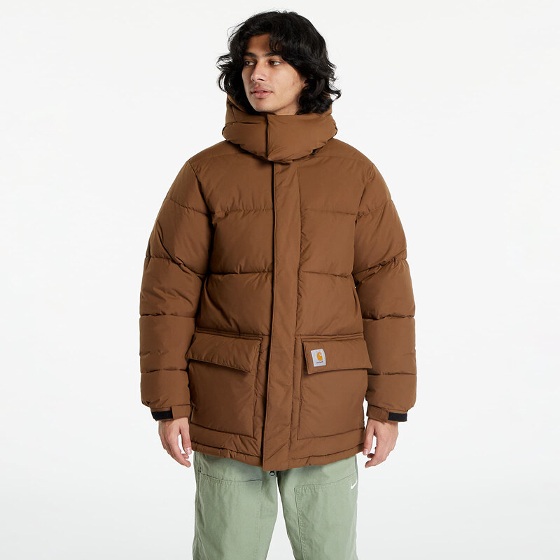 Pánská péřová bunda Carhartt WIP Milter Jacket Tamarind