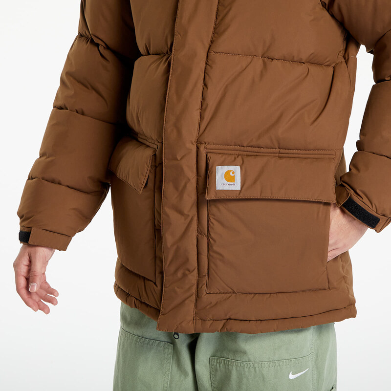 Pánská péřová bunda Carhartt WIP Milter Jacket Tamarind