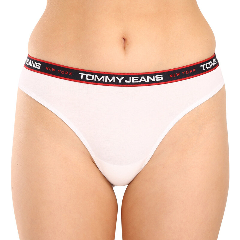 3PACK dámská tanga Tommy Hilfiger nadrozměr vícebarevná (UW0UW04709 0WE) 3