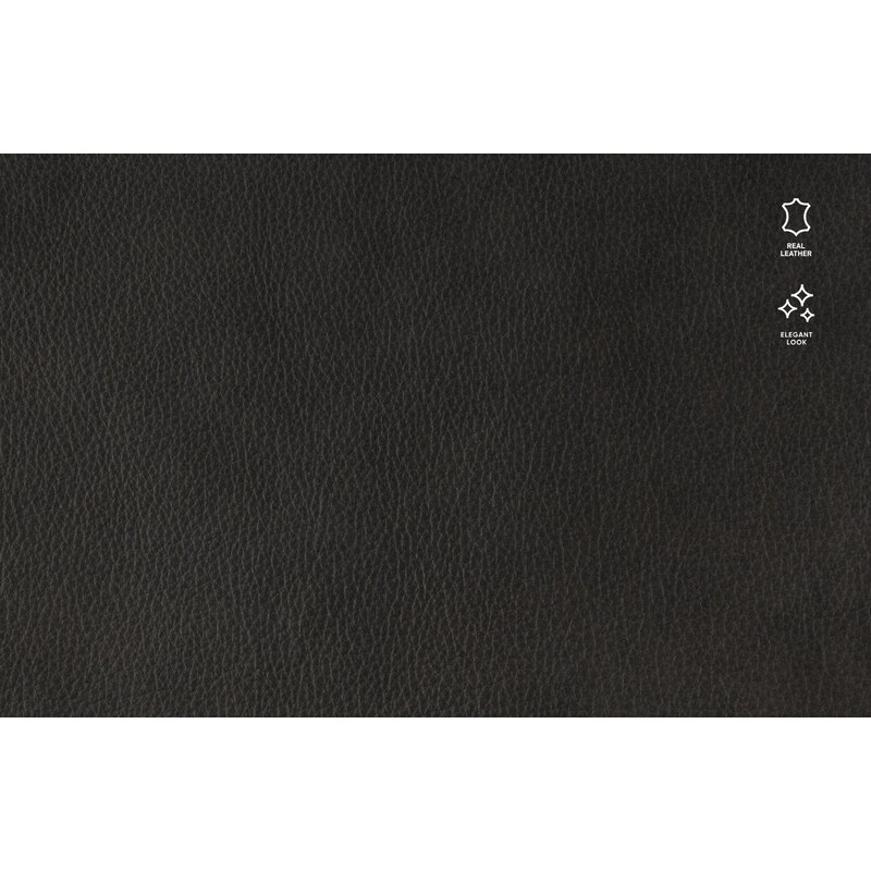 CXL by Christian Lacroix Černá kožená dvoumístná pohovka CXL Muse 192 cm