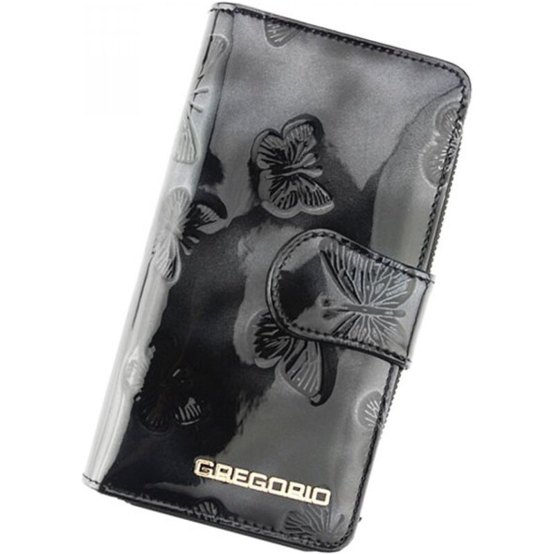 Dámská kožená peněženka černá - Gregorio Cecellia černá