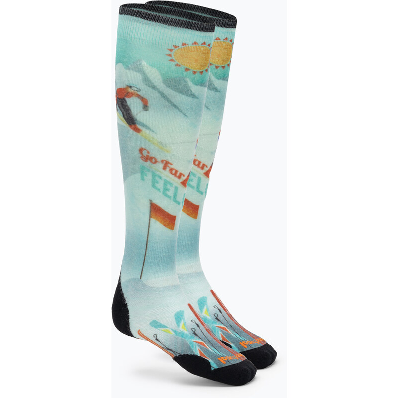Dámské ponožky Smartwool Ski Targeted Cushion Snow Bunny Print