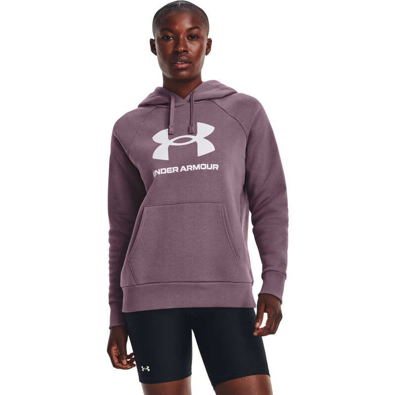 Under Armour UA Rival Fleece Big Logo Hdy Purple