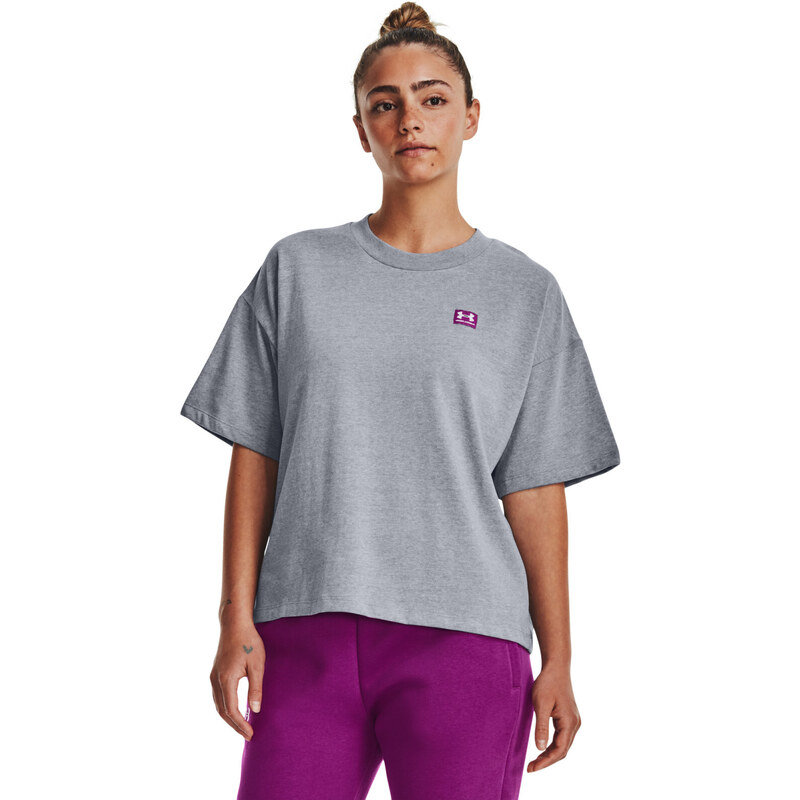 Under Armour UA W LOGO LC OVERSIZED HW SS Gray 88008970
