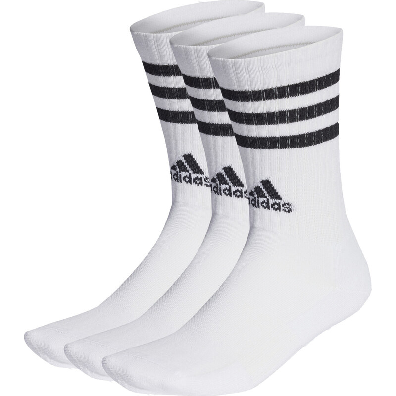 adidas Performance adidas 3-Stripes Cushioned Crew Socks 3 Pairs WHITE 88009007