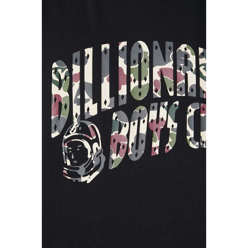 Bavlněné tričko Billionaire Boys Club Duck Camo Arch černá barva, s potiskem, B23443