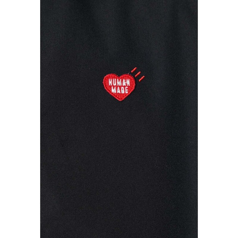 Bunda Human Made Drizzler Jacket pánská, černá barva, přechodná, HM26JK004