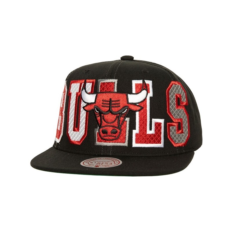 Mitchell & Ness Chicago Bulls Varsity Bust Snapback / Černá, Červená